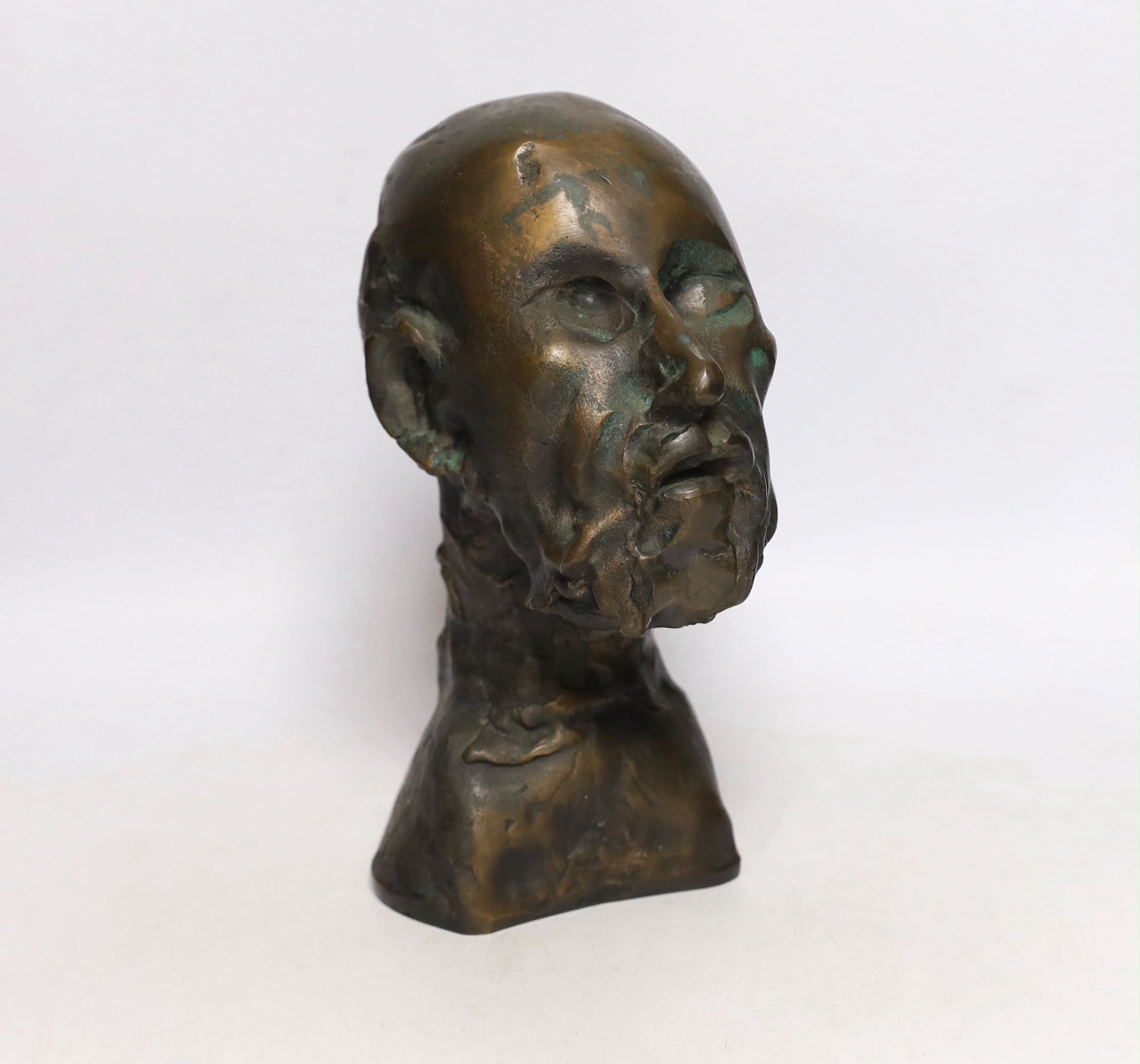 Jean Roulland (1931-2021), a bronze bust of Hippocrate, numbered 400/1000